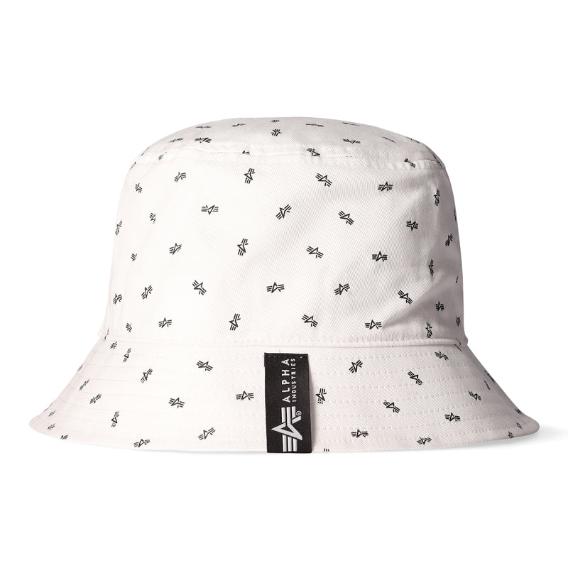 NASA AOP BUCKET HAT - WHITE ONE