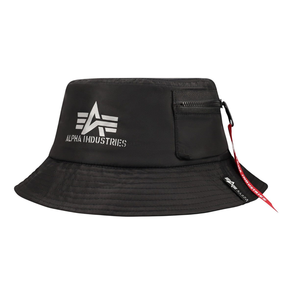 Ai Nylon BUCKET Hat - BLACK