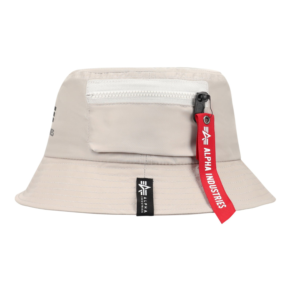 AI NYLON BUCKET HAT - TAUPE