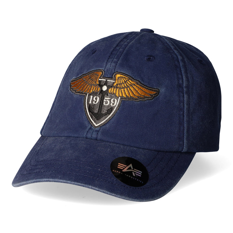 1959 PEAK CAP NAVY ONE Alpha Industries