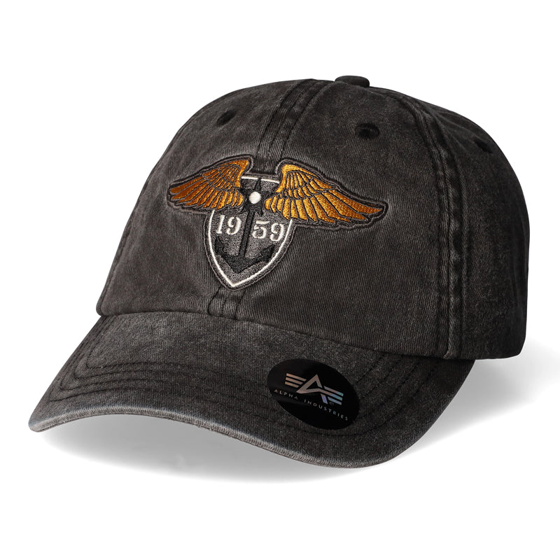 1959 PEAK CAP - BLACK ONE