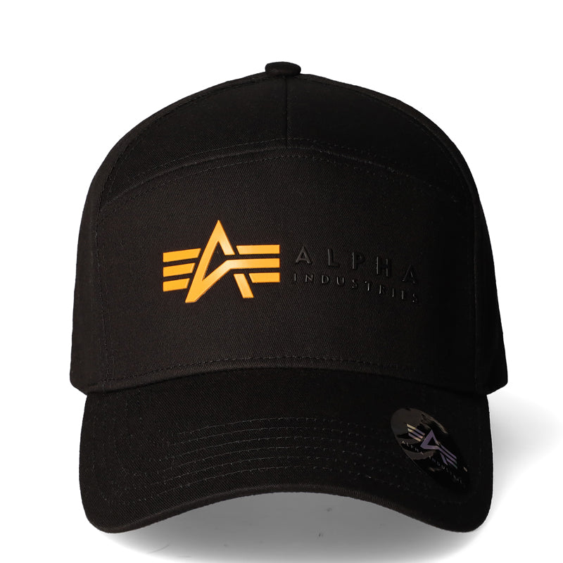 AI 7 PANEL PEAK CAP - BLACK ONE