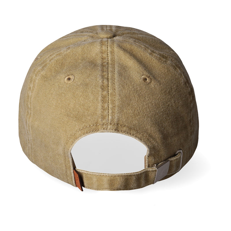 ACID WASH PEAK CAP - KHAKI ONE