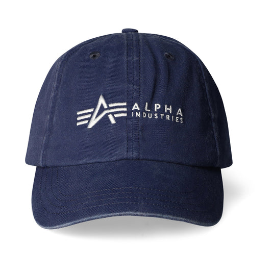 ACID WASH PEAK CAP - NAVY ONE