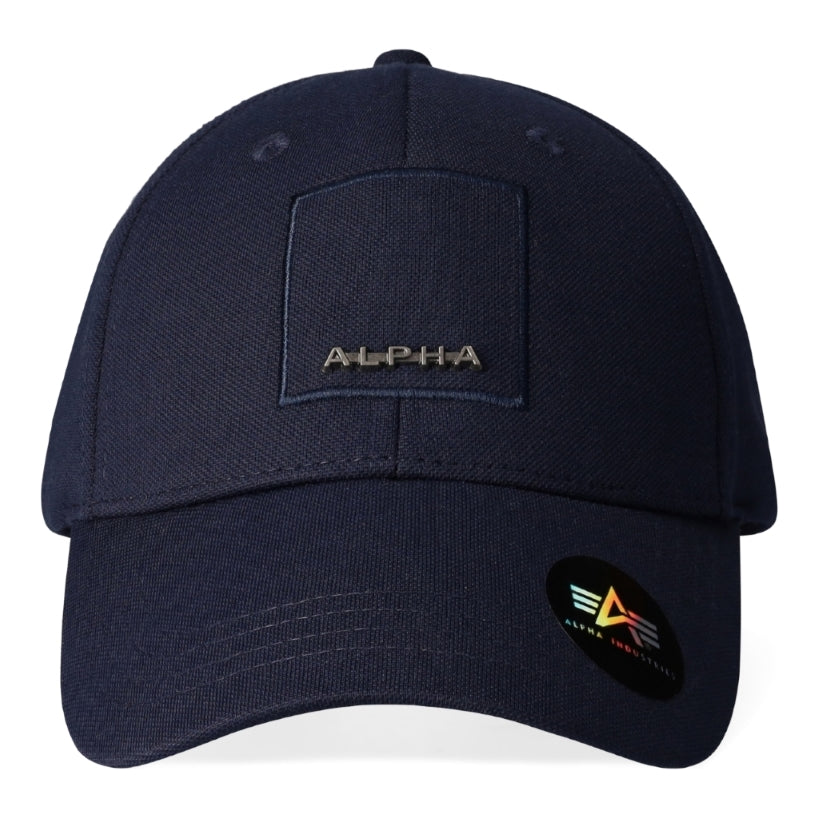 ALPHA LABEL PEAK CAP - NAVY ONE SIZE