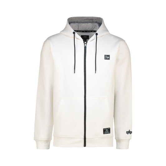 ALPHA ZIP HOODY - White