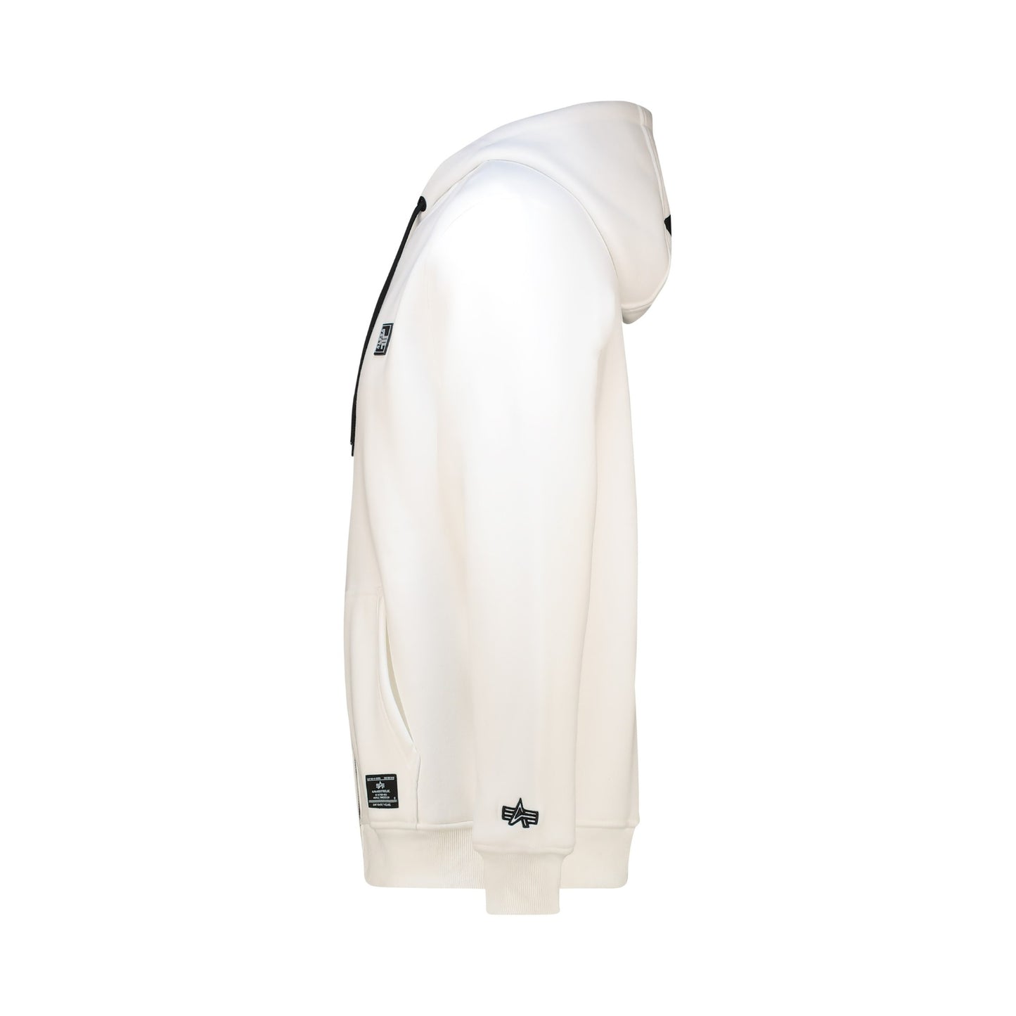 ALPHA ZIP HOODY - White