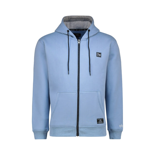 ALPHA ZIP HOODY - SKY BLUE