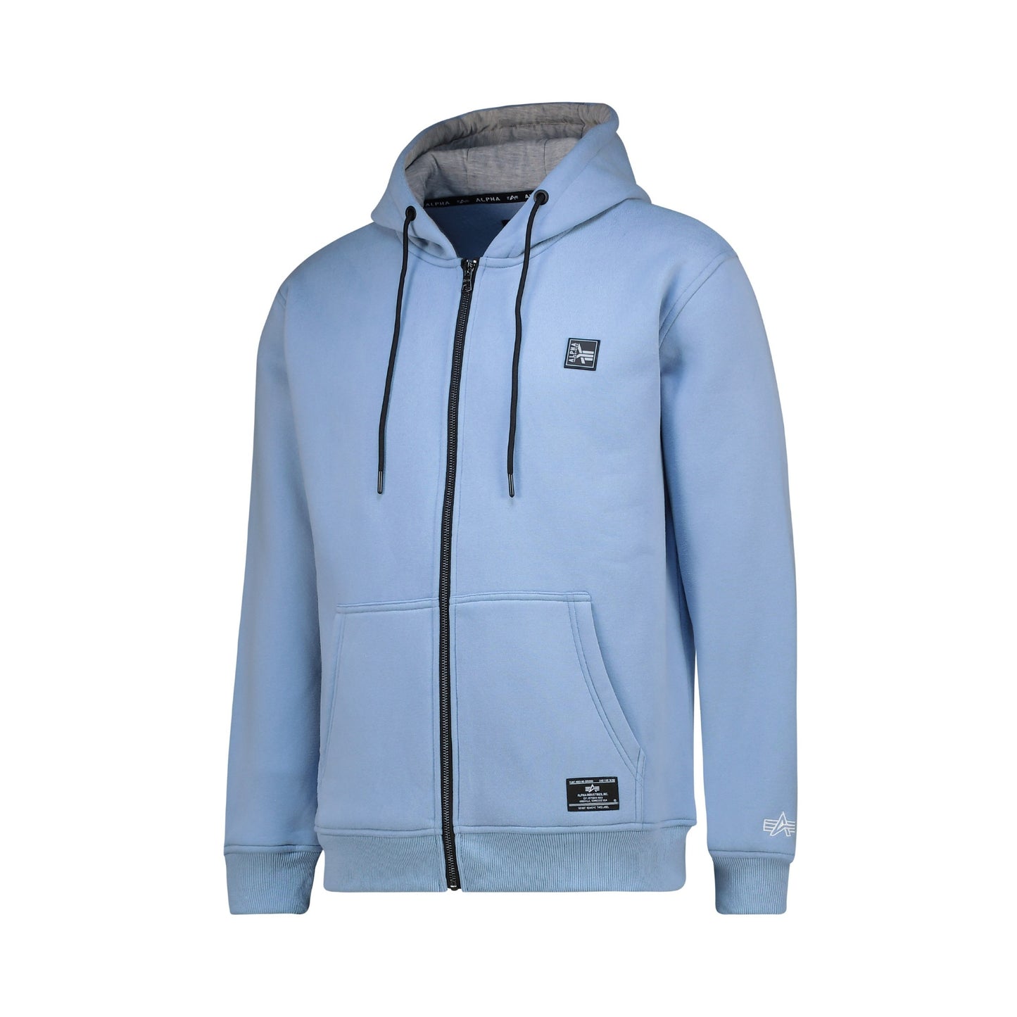 ALPHA ZIP HOODY - SKY BLUE