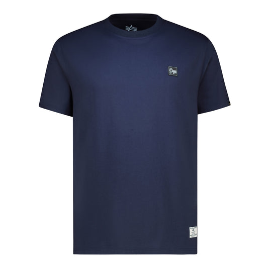 ALPHA RUBBER BADGE T - Blue Navy