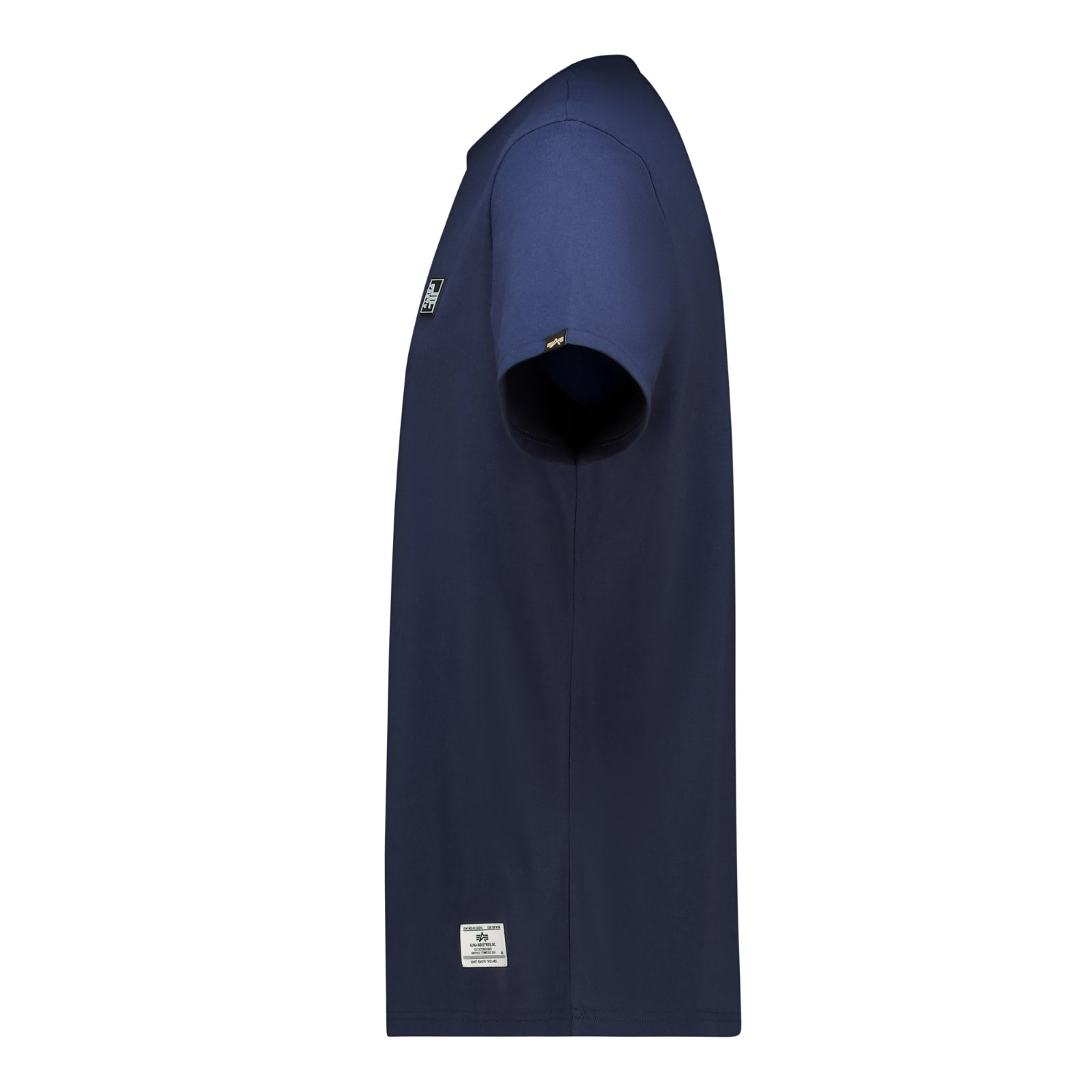 ALPHA RUBBER BADGE T - Blue Navy