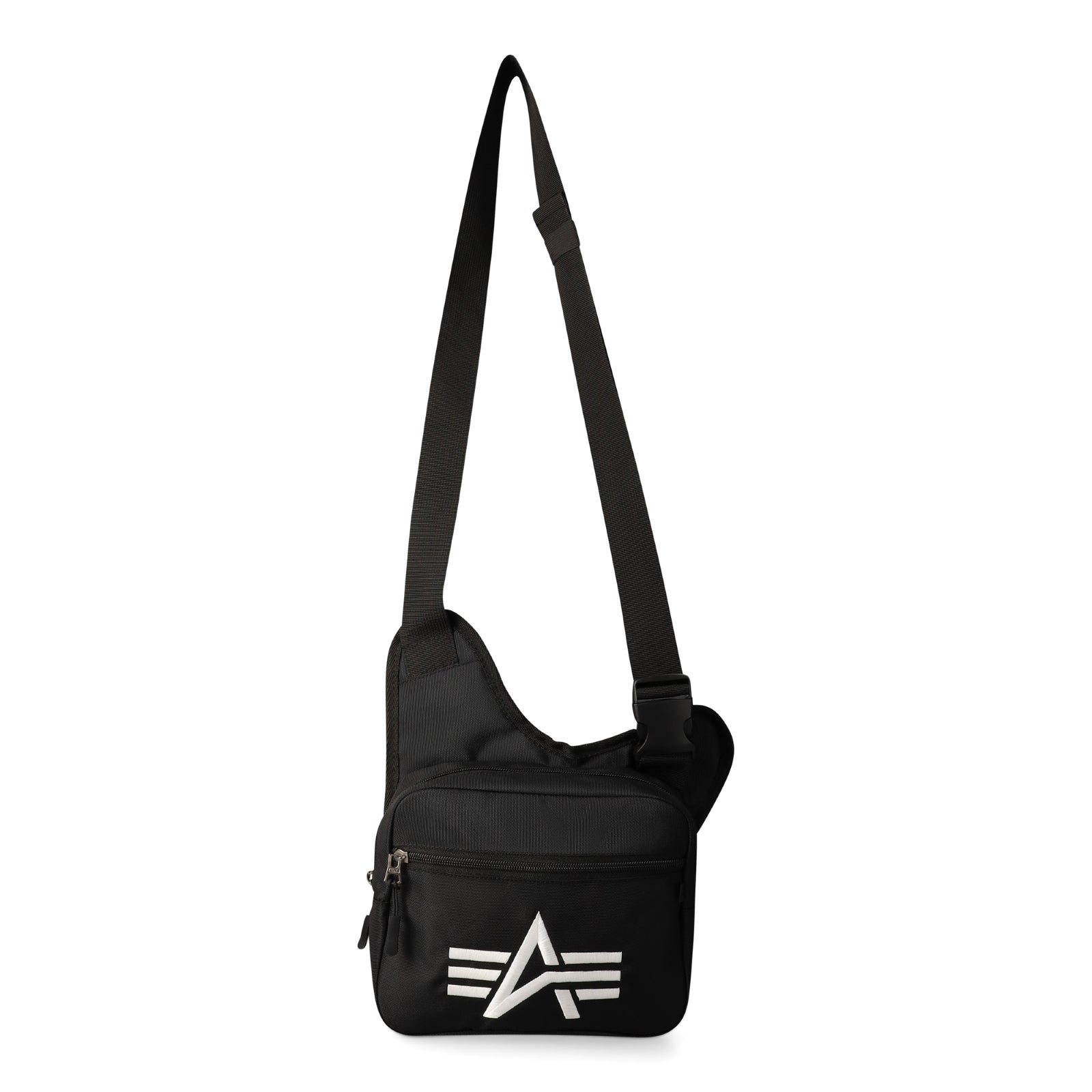 HERO CROSSBODY BAG MULTI ZIP - BLACK ONE