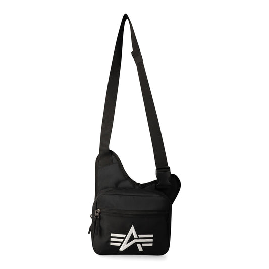 HERO CROSSBODY BAG MULTI ZIP - BLACK ONE