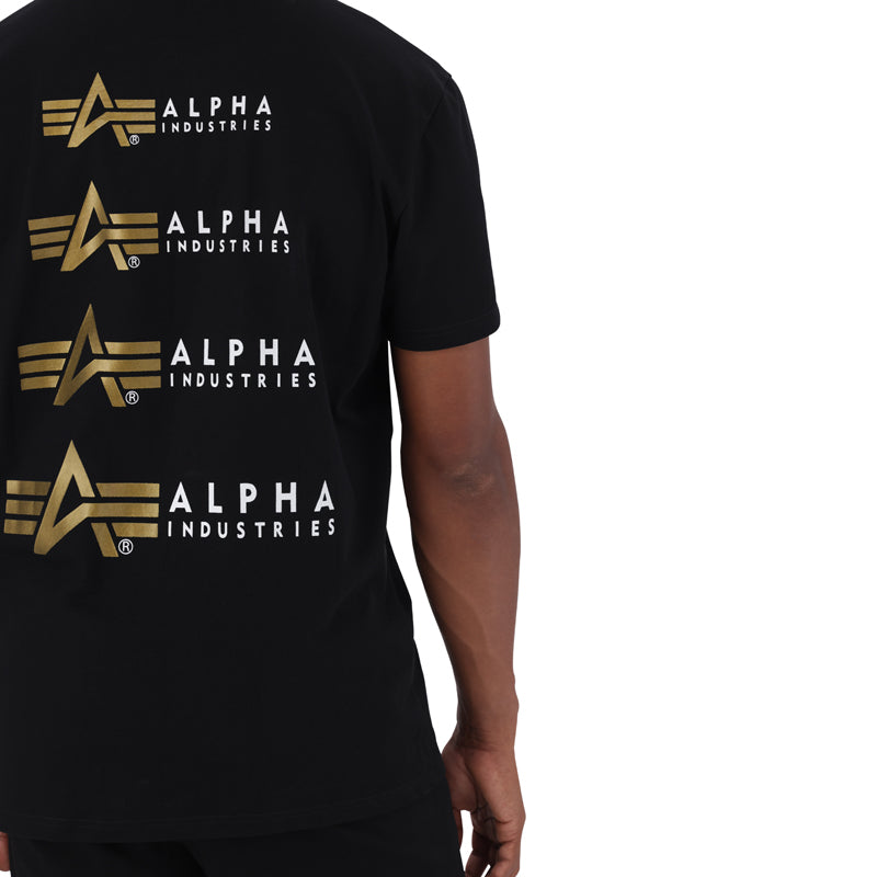 AI MULTI BACKPRINT T - Black