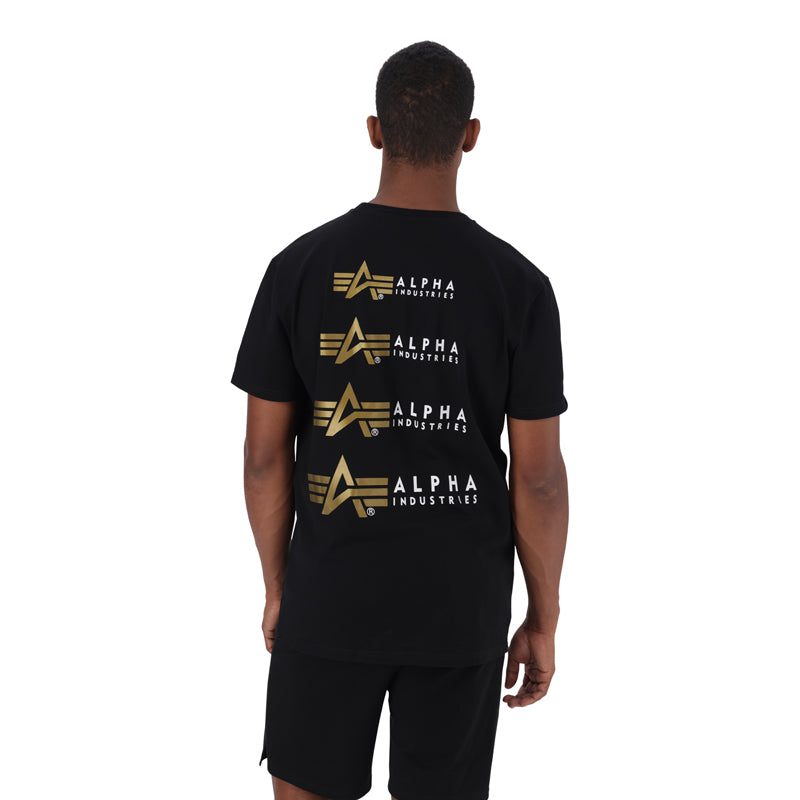 AI MULTI BACKPRINT T - Black