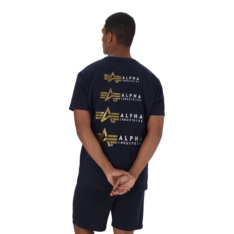 AI MULTI BACKPRINT T - Blue Navy