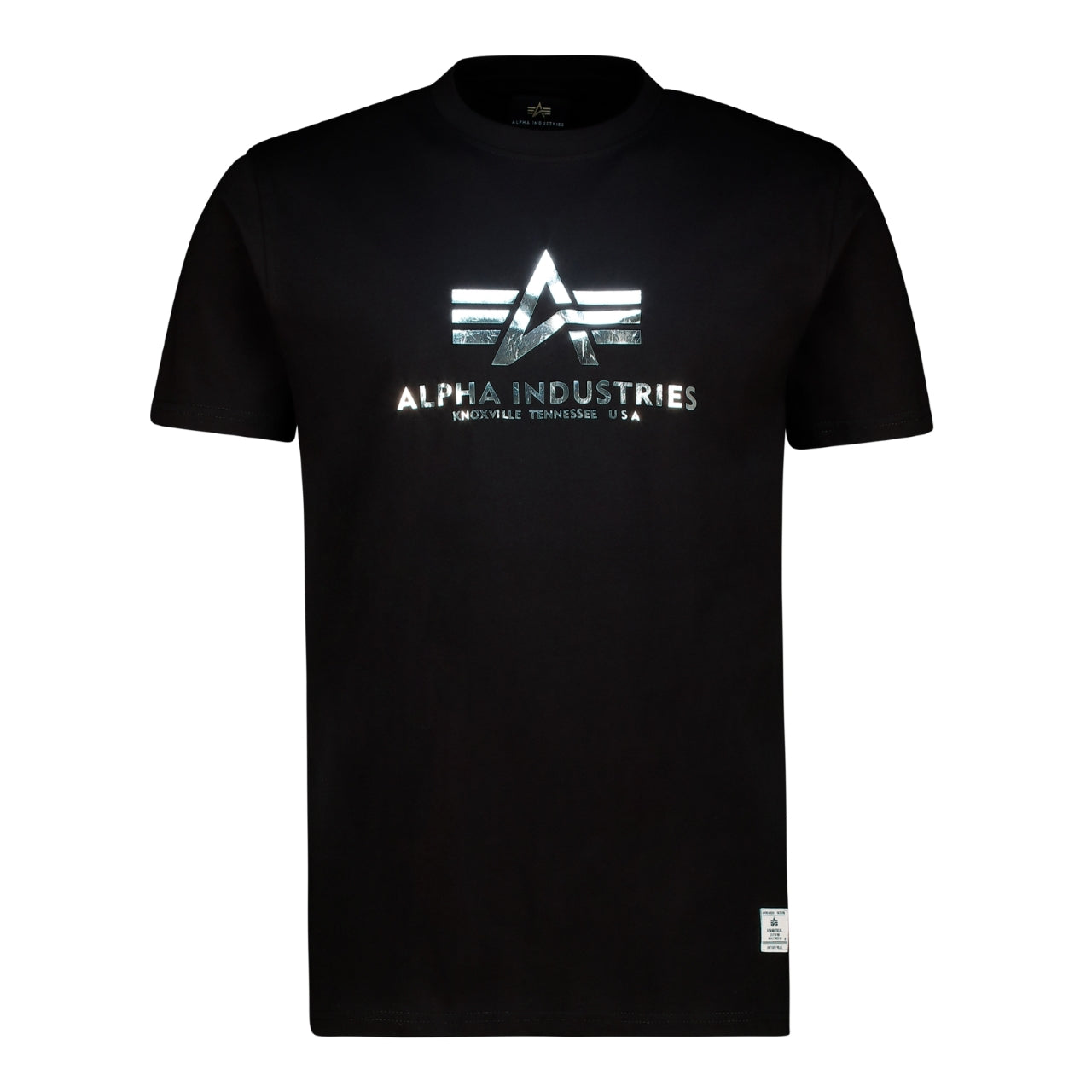 METALLIC LOGO T - Black