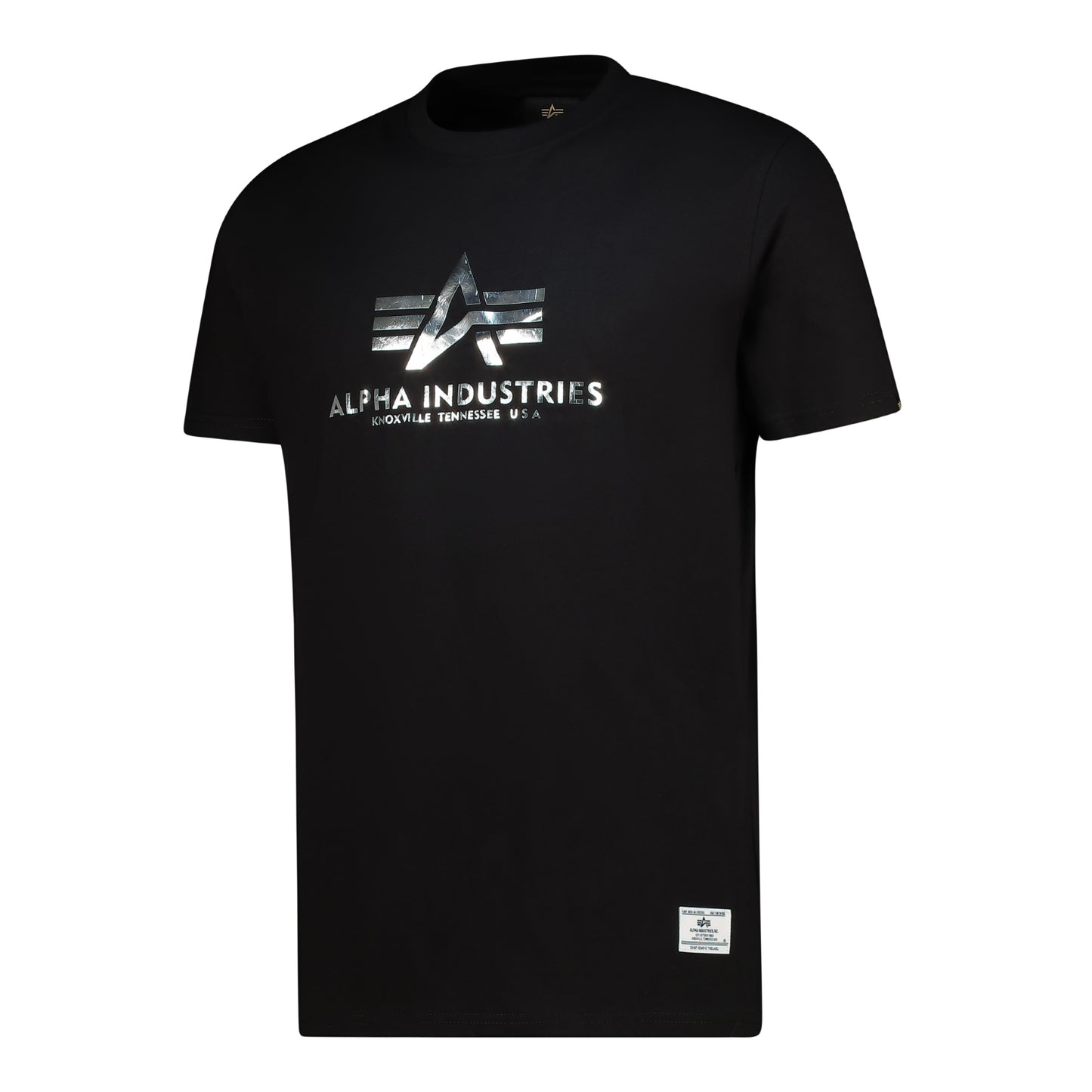 METALLIC LOGO T - Black