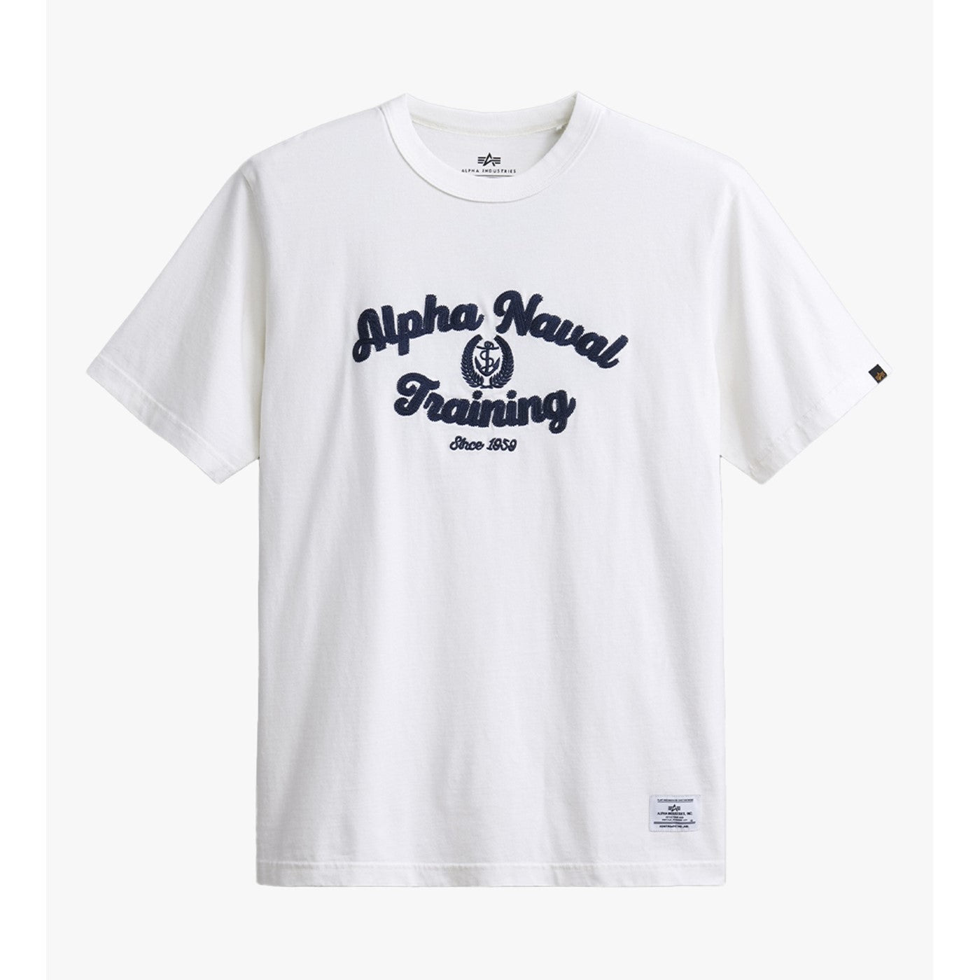 ALPHA NAVAL TRAINING TEE - WHITE