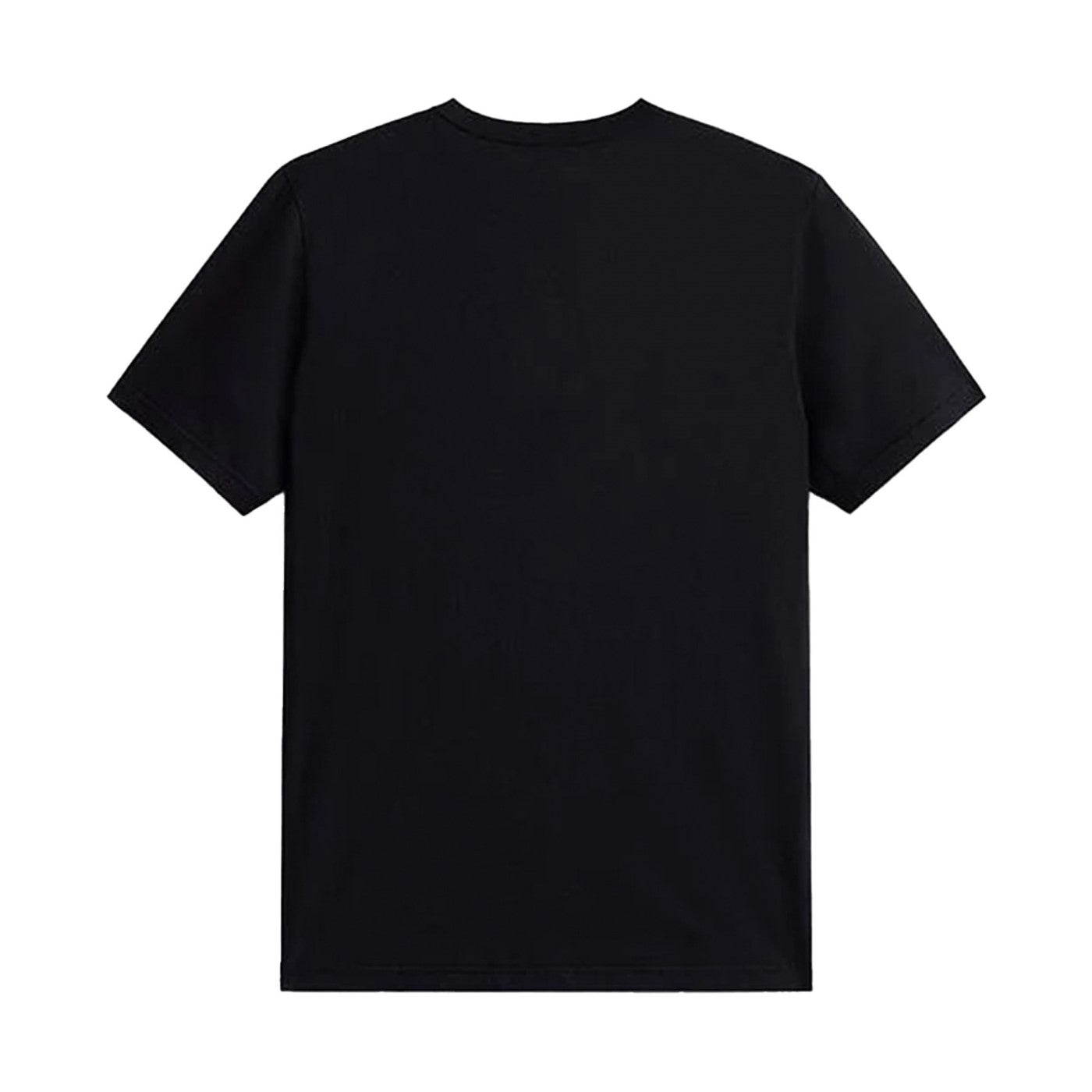 ALPHA WARPED LABEL TEE - Black