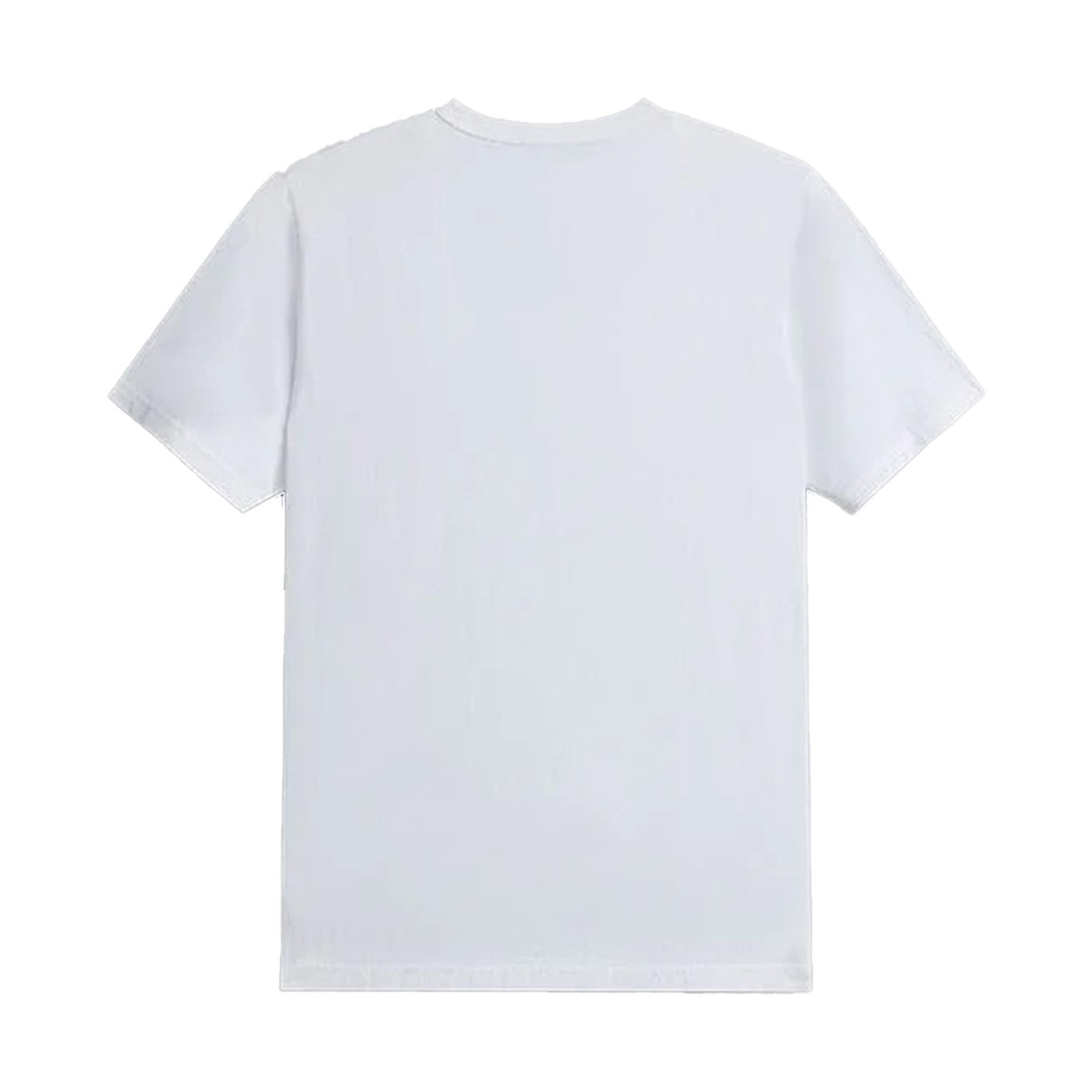 ALPHA WARPED LABEL TEE - WHITE