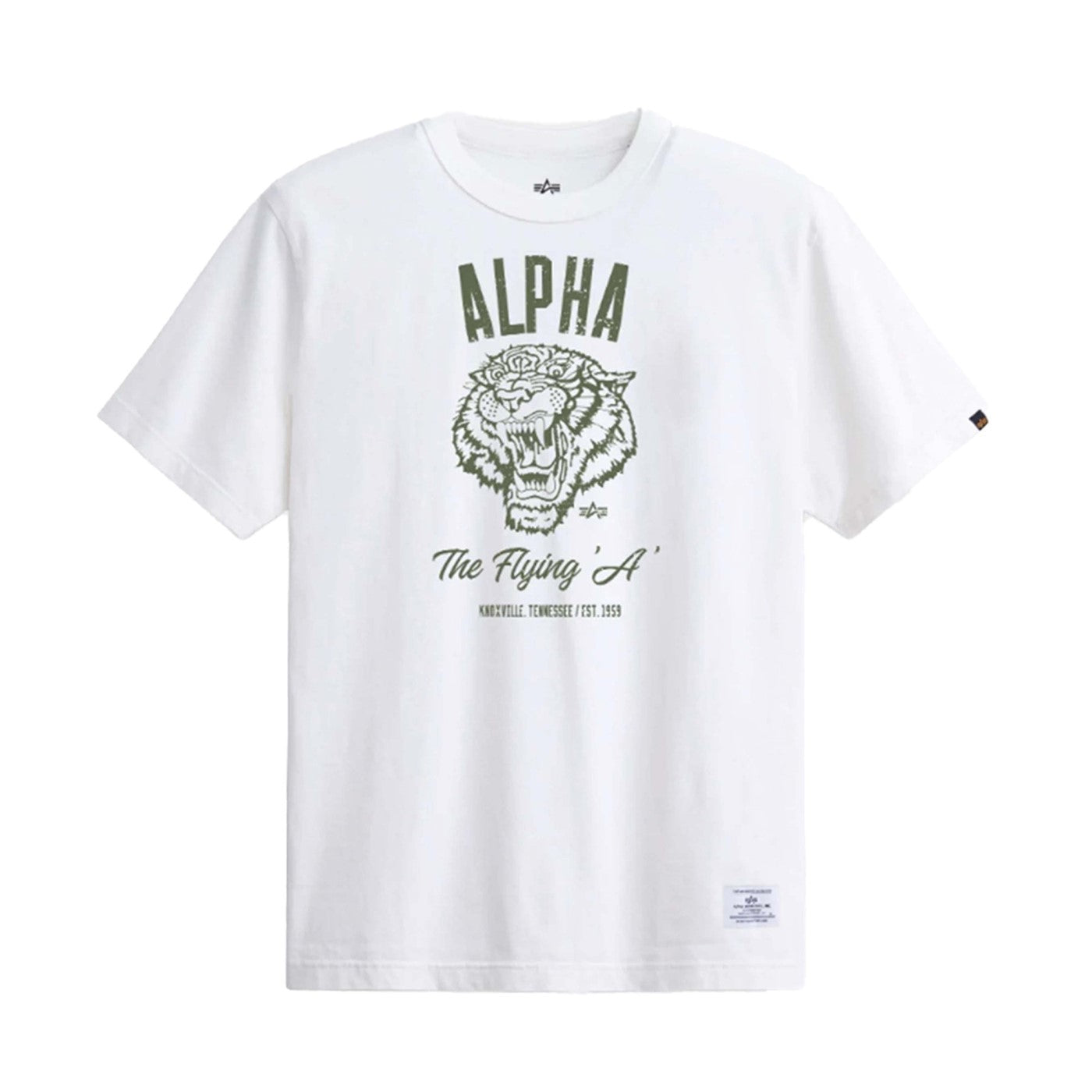 ALPHA TIGER TEE - WHITE