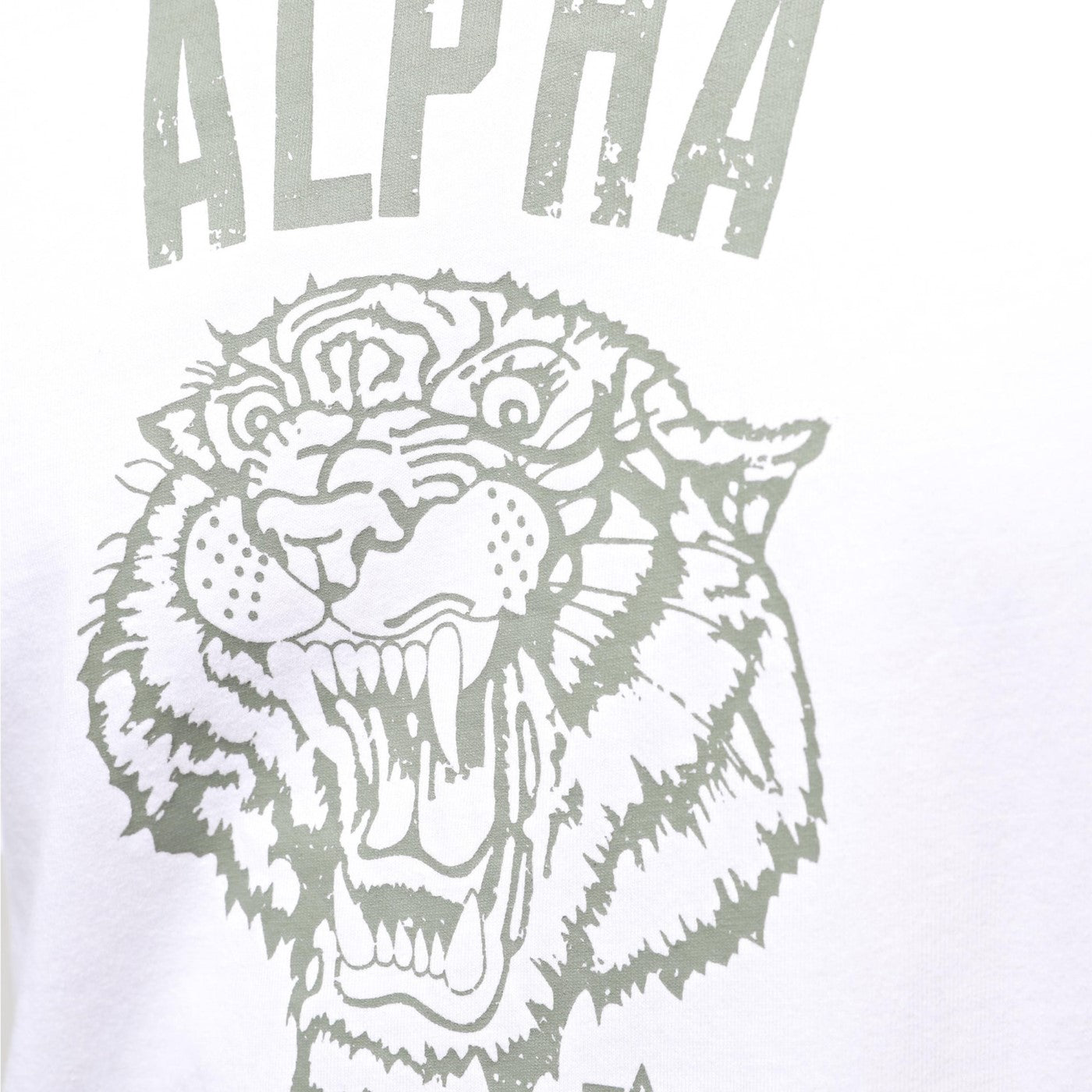 ALPHA TIGER TEE - WHITE