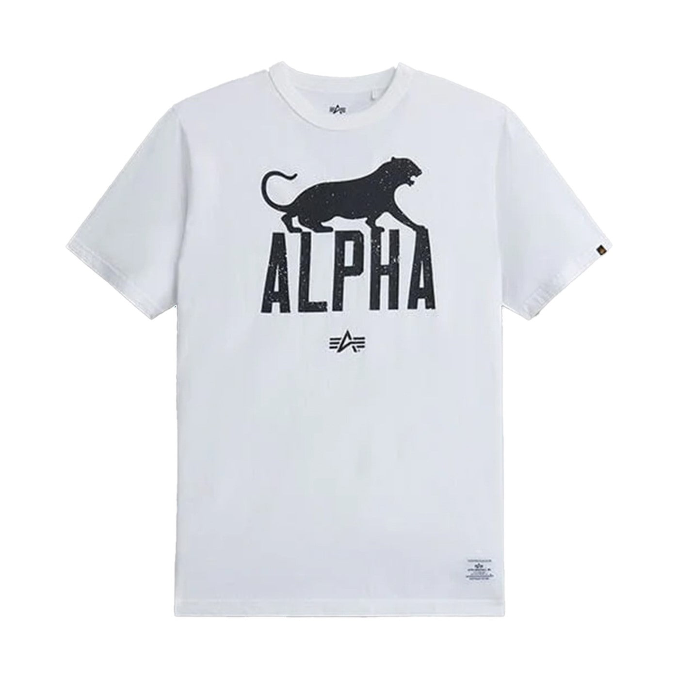 ALPHA LEOPARD TEE - WHITE