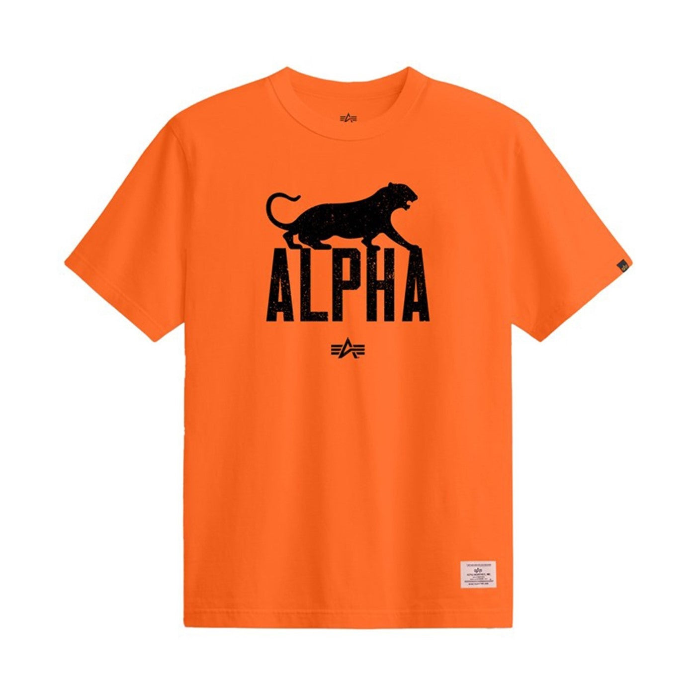 ALPHA LEOPARD TEE - EMERGENCY ORANGE