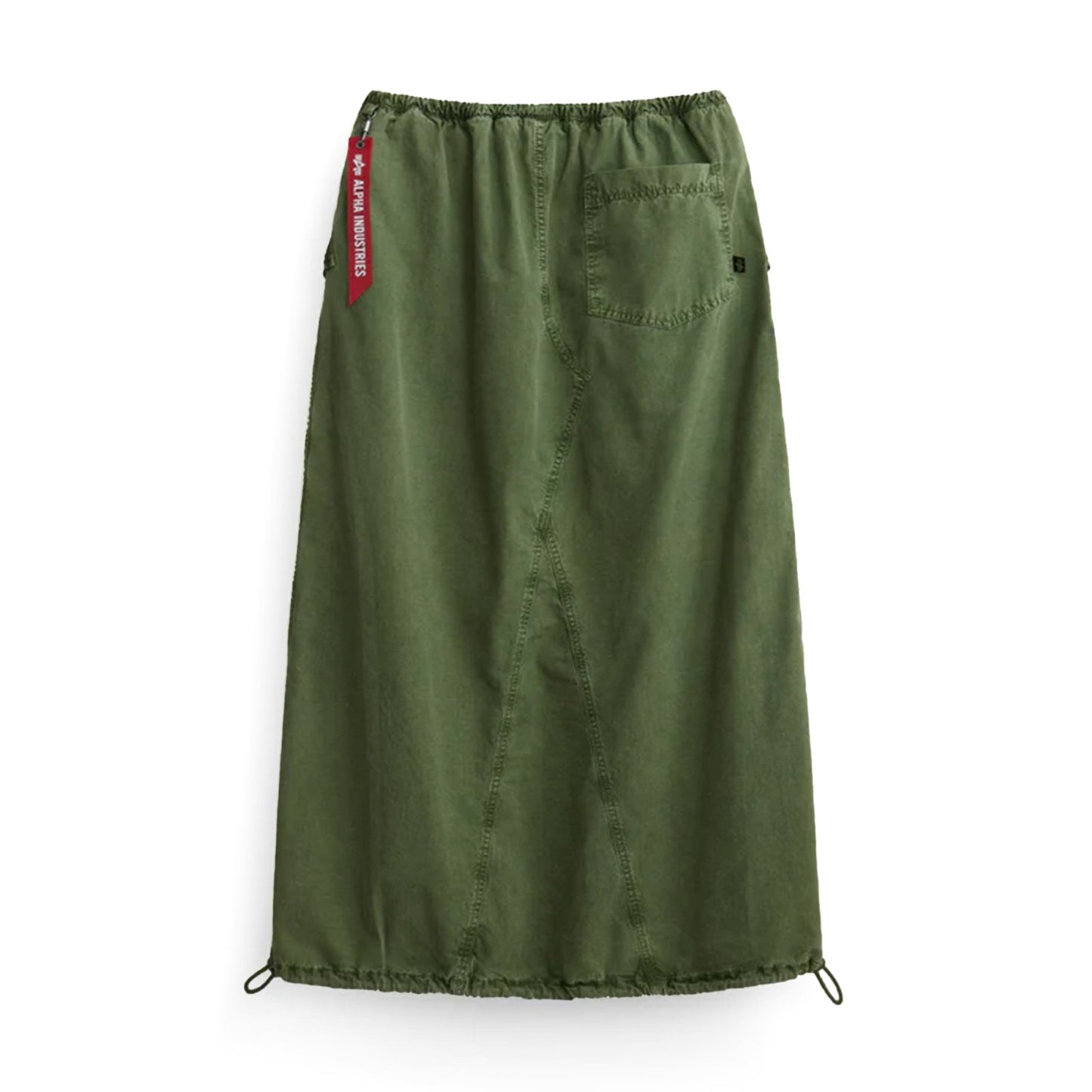 DRAWCORD SKIRT W - GREEN